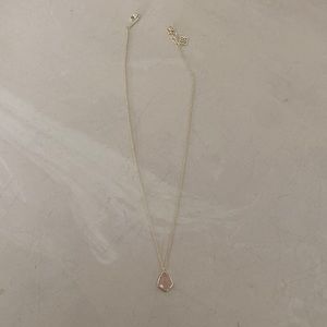 Kendra Scott pink gem necklace
